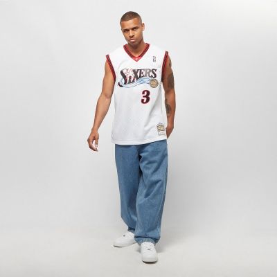 3. Mitchell & Ness NBA Swingman Heimtrikot 76ERS 00 Allen Iverson M SMJYGS18200-P76WHIT00AIV