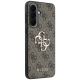 4. Guess Lederhülle mit Metalllogo für Samsung Galaxy A57 5G – Braun