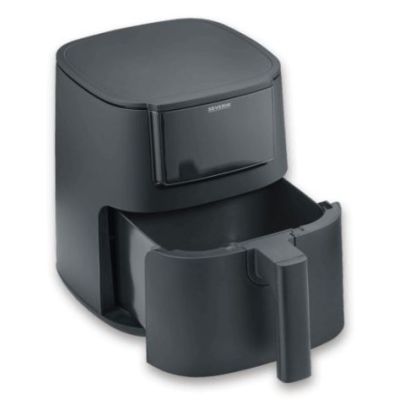Severin FR 2461 Einzel-Heißluftfritteuse 4 l, autonom, 1300 W, Schwarz