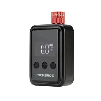 Rockbros elektrische Pumpe mit Display, schwarz