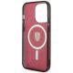 7. Ferrari FEHMP14LUKR iPhone 14 Pro 6.1" rot/rot Hardcase Translucent Magsafe