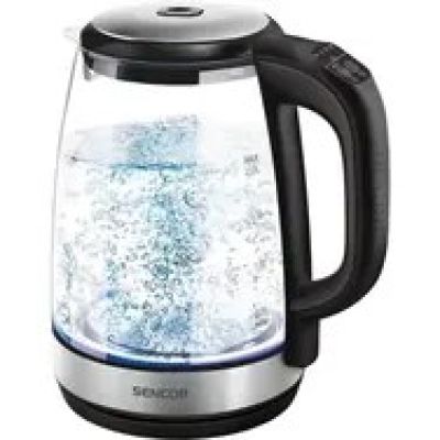 4. Sencor SWK 2090BK Wasserkocher 2L 2200W Schwarz, Edelstahl, Transparent