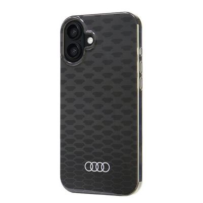 3. Audi IML Stitching Pattern MagSafe iPhone 16 Plus 6,7" schwarz/schwarzes Hardcase AU-IMLMIP16M-Q5/D3-BK