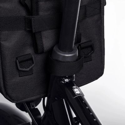 4. Wozinsky WSB6GR Scooter-Lenkertasche mit Schultergurt, 5 l – Grau