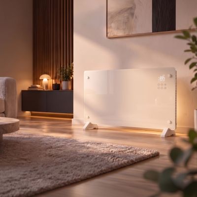6. Extralink Smart Glasheizkörper 2000W | Weiß