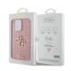 8. Guess GUHCP15LHG4SGP iPhone 15 Pro 6,1" rosa/rosa Hardcase Glitter Script Big 4G