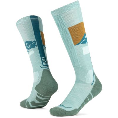 Buff Merino HW Over-the-Calf Socken HWO1 Seegrün Größe 39/41 Socken