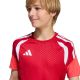 7. adidas Tiro 26 Wettkampf-Trainings-T-Shirt für Kinder, Rot KA7601