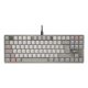 7. CHERRY TAS KC 500 MX LP 2.0 Ivory Kabelgebundene mechanische Tastatur mit DE-Layout