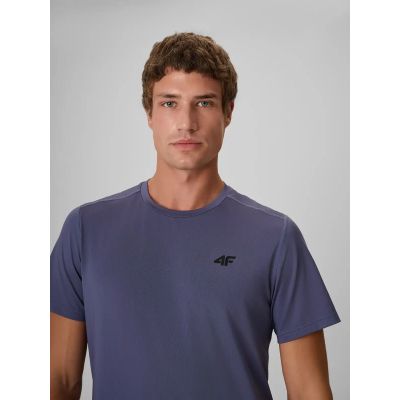 3. Herren-Trainingsshirt mit schnelltrocknender Ausrüstung 4F 4FWAW26TFTSM2355-33S