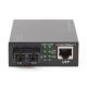 4. Gigabit PoE Medienkonverter RJ45 / SC, MM, PSE