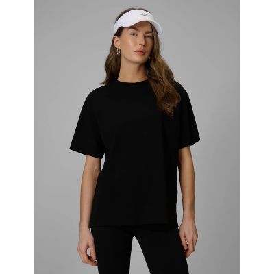 Damen-T-Shirt, locker geschnitten, einfarbig, Größe 4F 4FRAW25TTSHF3624-20S