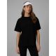 Damen-T-Shirt, locker geschnitten, einfarbig, Größe 4F 4FRAW25TTSHF3624-20S
