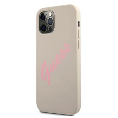 2. Guess GUHCP12LLSVSGP iPhone 12 Pro Max 6.7" grau rosa/grau rosa Hardcase Silikon Vintage