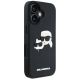 4. Karl Lagerfeld HC 3D Rubber Double Heads iPhone 16 Hülle - Schwarz