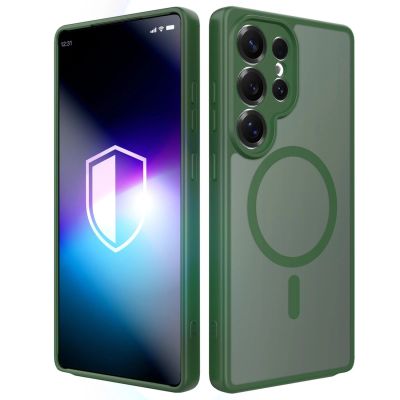 3mk Misty MagCase für Samsung Galaxy S25 Ultra - grün