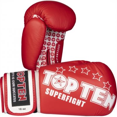 TOP TEN RTT-10 SUPERFIGHT 3000 STARS Boxhandschuhe (WAKO APPROVED neu)