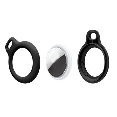 3. Tech-Protect Rough 2er-Pack Hülle für Apple AirTag – Schwarz