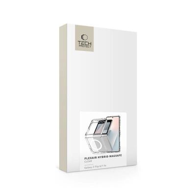 5. Tech-Protect FlexAir Hybrid MagSafe Case für Samsung Galaxy Z Flip 6 / 7 FE - Transparent