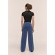 4. CASALL Damen-Jogginghose mit geradem Bein in Pfirsichfarbe, Marineblau