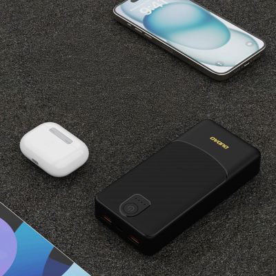 6. Dudao K10Pro Powerbank 2,4 A 20000 mAh 2 x USB-A - Schwarz