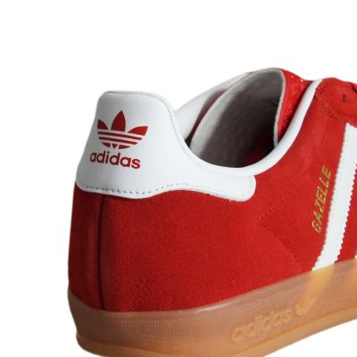 9. Adidas Gazelle Indoor Damen-Sportschuhe Rot - JI2063