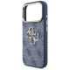 6. Guess 4G Big 4G Classic Logo Hülle für iPhone 18 Pro / 17 Pro – Blau und Gold