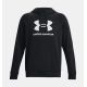 Under Armour Rival Fleece Logo Hoodie mit Kapuze – Schwarz/Weiß