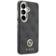 4. Guess 4G Strass-Logo-Hülle mit MagSafe-Funktion für Samsung Galaxy S26 – Schwarz