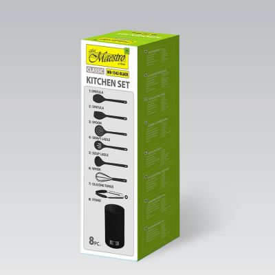7. Küchenutensilien 8-teilig MR-1542-BLACK MAESTRO
