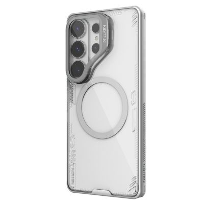 2. Nillkin Iceblade Prop Magnethülle mit Kameraabdeckung und Ständer, kompatibel mit MagSafe für Samsung Galaxy S26 Ultra – Transparentgrau