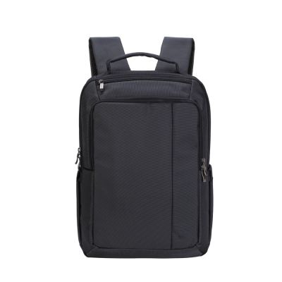 12. RIVACASE RUCKSACK FÜR LAPTOP 15,6" CENTRAL, SCHWARZ, 15L, AUS POLYESTER, TASCHEN FÜR TABLET 10,1", SMARTPHONE, DOKUMENTE UND ZUBEHÖR