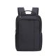12. RIVACASE RUCKSACK FÜR LAPTOP 15,6" CENTRAL, SCHWARZ, 15L, AUS POLYESTER, TASCHEN FÜR TABLET 10,1", SMARTPHONE, DOKUMENTE UND ZUBEHÖR