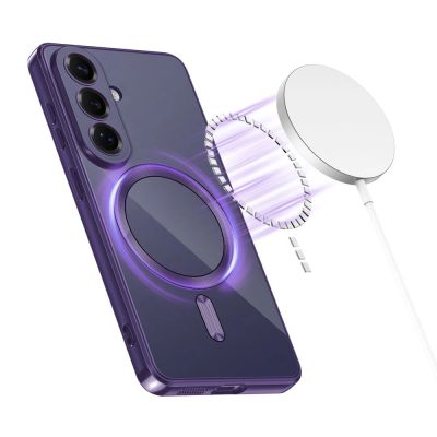 3. Tech-Protect MagFlex MagSafe Hülle für Samsung Galaxy S26 – Transparentes Lila