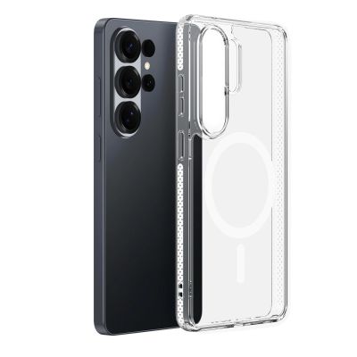 Dux Ducis Clin Mag Case kompatibel mit MagSafe für Samsung S26 Ultra – Transparent