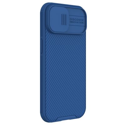 5. Nillkin CamShield Pro magnetische Hülle für iPhone 15 Plus mit Kameraschutz – Blau