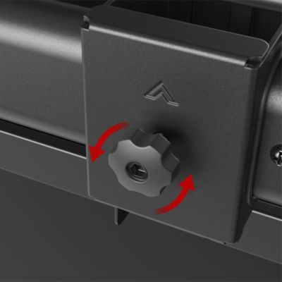 4. Deckenhalterung für zwei Maclean-Fernseher, max. Traglast 2 x 40 kg, 34–60 Zoll, max. VESA 600 x 400, MC-111 B