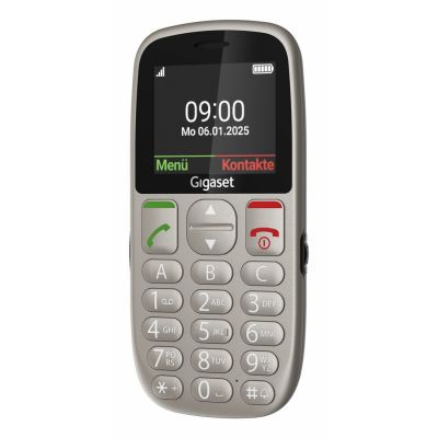 4. Gigaset GL395 5,59 cm (2,2") 90 g Graues Handy für Senioren