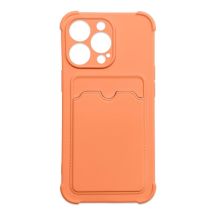 Card Armor Case Pouch Cover für iPhone 11 Pro Card Wallet Silikon Air Bag Armor Case Orange