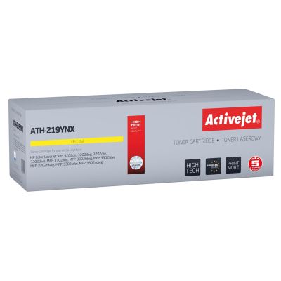 Activejet ATH-219YNX Toner (ersetzt HP 219X W2192X; Supreme; 2500 Seiten; gelb) mit Chip