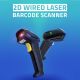6. QOLTEC Laser-Barcodeleser 1D | 2D | Schwarz