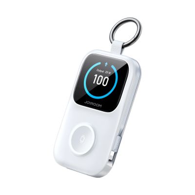 3. Joyroom JR-W19 5W Tragbares kabelloses Ladegerät für Uhren, Weiß
