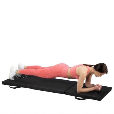 9. Klappbare Gymnastikmatratze schwarz 1800x600x500mm HMS MGS02