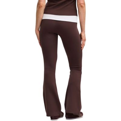 4. Puma Ess High-Waist Flared Damenleggings Braun 631542 33