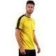 3. Givova Revolution Interlock T-Shirt gelb und schwarz MAC04 0710