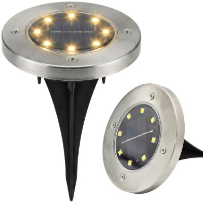Solarlampe mit 8 SMD-LEDs zur Erdung, 1 Stück