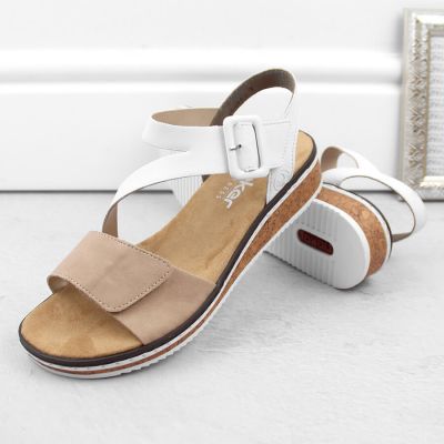 6. Bequeme Rieker W RKR678 Kombi-Sandalen