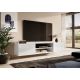 3. TV-Schrank SLIDE 200K 200x40xH37 cm, komplett in Weiß Hochglanz