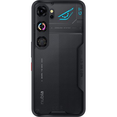 9. ZTE Nubia NBNEO5GTGBLK Smartphone, 17,3 cm (6,8 Zoll), Hybrid-Dual-SIM, Android 16.0, 5G, USB Typ-C, 12 GB RAM, 256 GB interner Speicher, 6210 mAh Akku, Schwarz