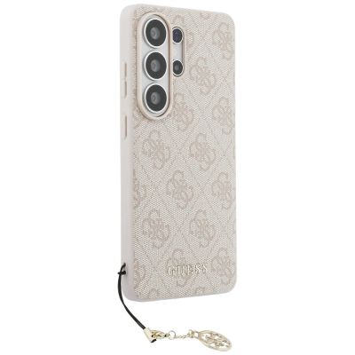 3. Guess 4G Classic Logo Charm MagSafe Hülle für Samsung Galaxy S26 Ultra – Pink